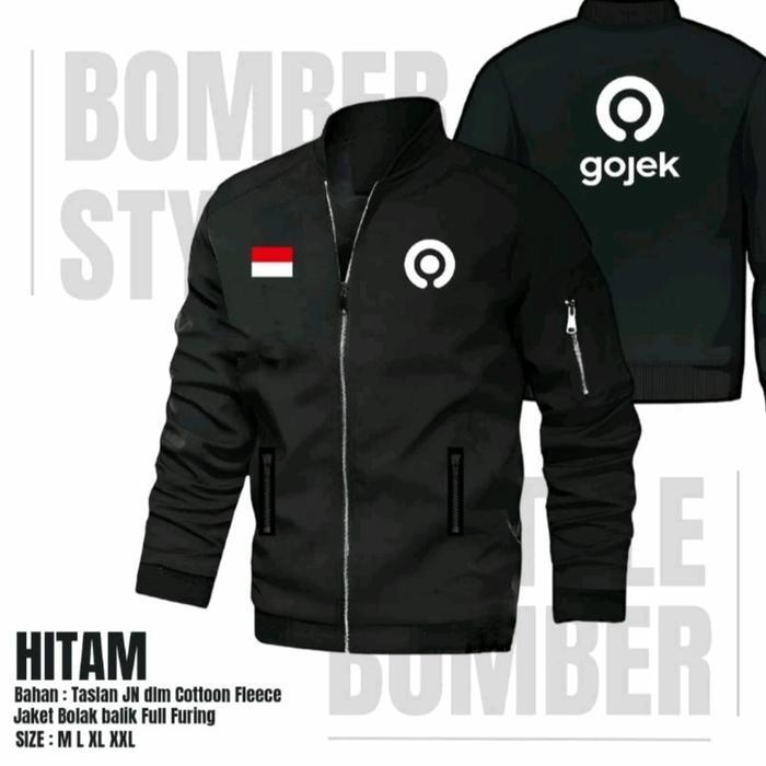 BOMBER GOJEK / JAKET BOMBER GOJEK / JAKET GOJEK / JAKET GOJEK TERBARU / JAKET OJEK ONLINE