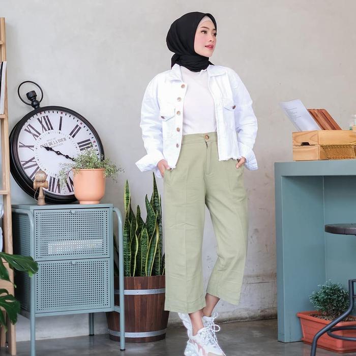 Jaket jeans wanita korean style jaket jeans cewek outfit wanita kekinian outfit wanita elegan dan be