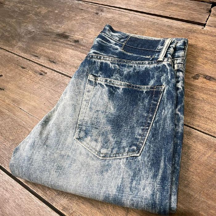 spellbound vintage denim acid wash not selvedge momotaro evisu iron heart flathead samurai