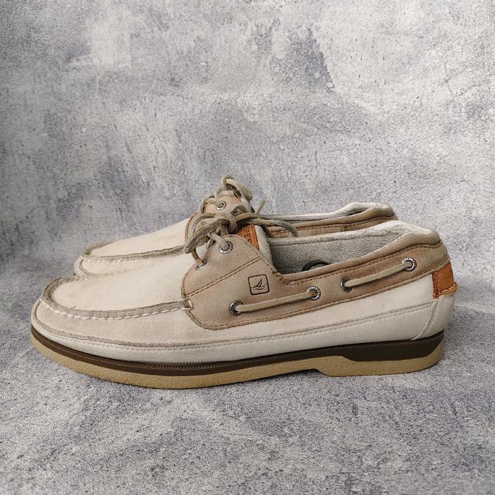 SEPATU LOAFERS SPERRY TOP SIDER MAKO COLLECTION NUBUCK LEATHER SECOND ORIGINAL Shoes Pria