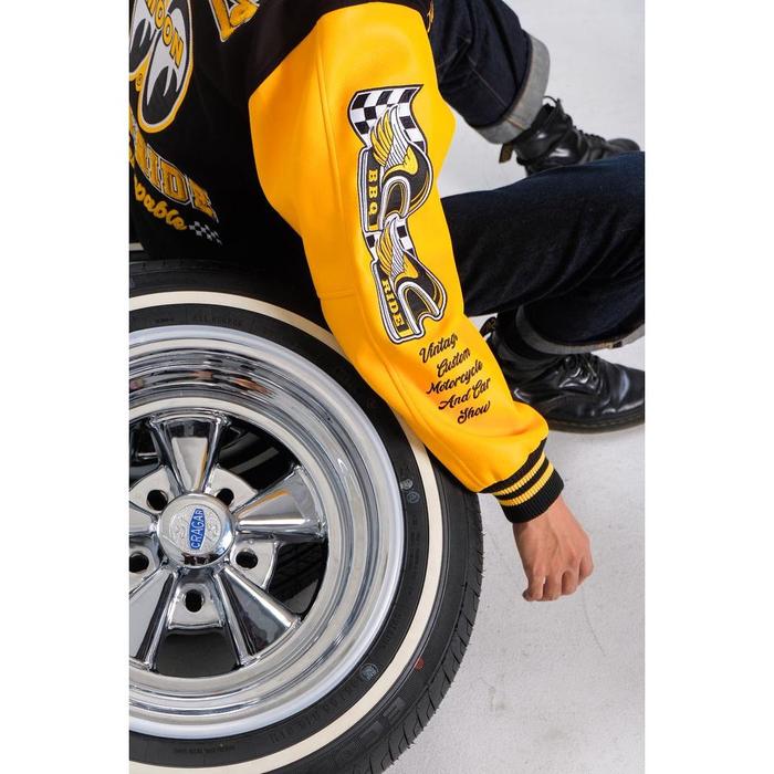 MOONEYES JP X BBQ RIDE 2024 - VARSITY JACKET
