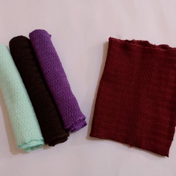 Ciput Rajut Zigzag Polos Inner Bandana Rajut Zigzag