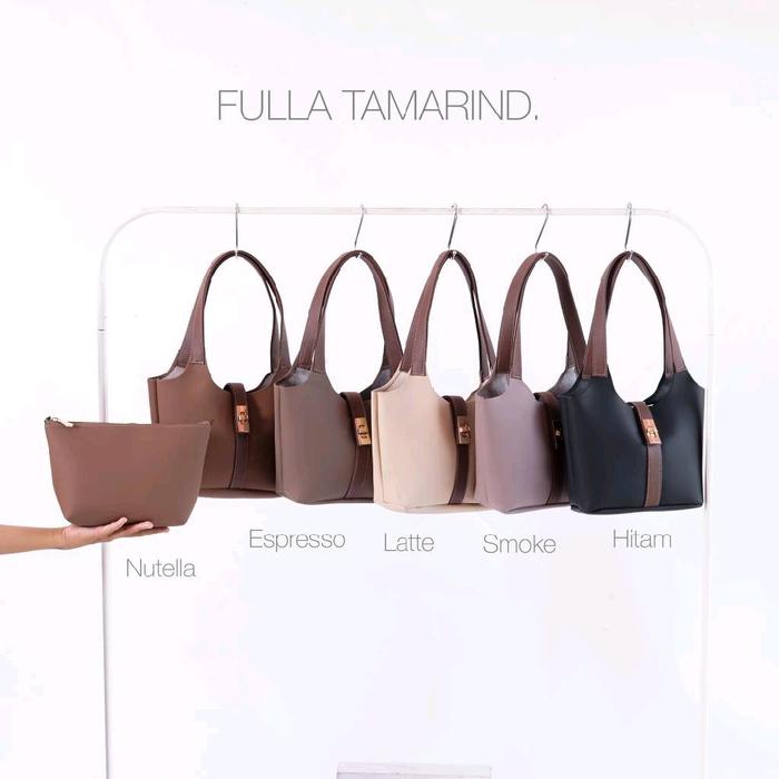 FULLA TAMARIND Tas Selempang Wanita Fulla Tamarind dengan Pilihan Warna Nutella Espresso Latte Smoke