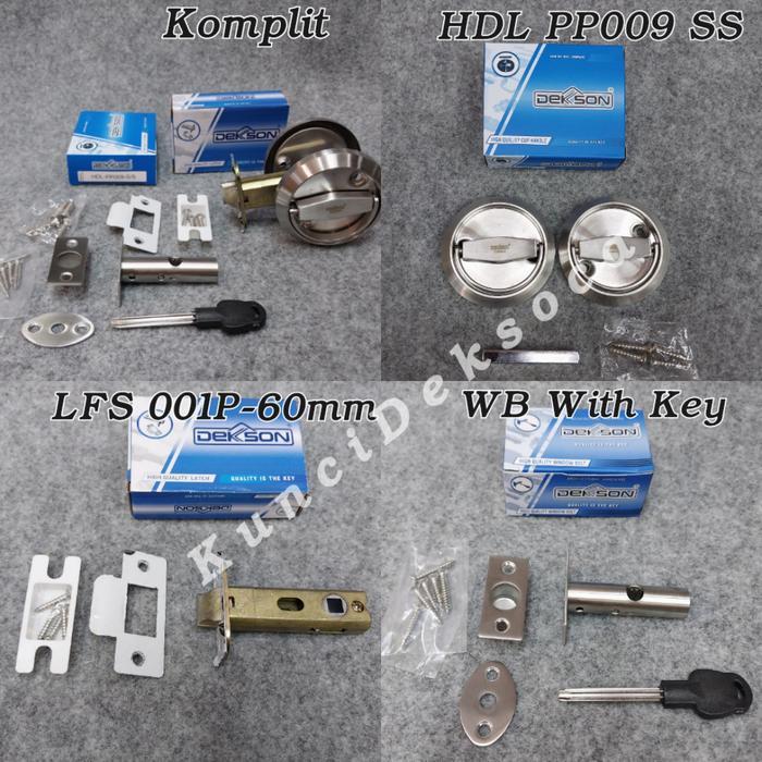 Kunci Shaft Dekson Ring Pull HDL 009 SS LFS 001P 60mm WB With Key