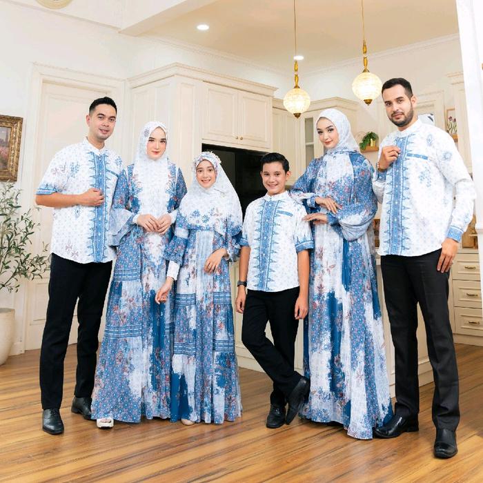 Sarimbit Keluarga gamis syar'i •Zayyana Rayya Luxury Series• by @el.deenasyari