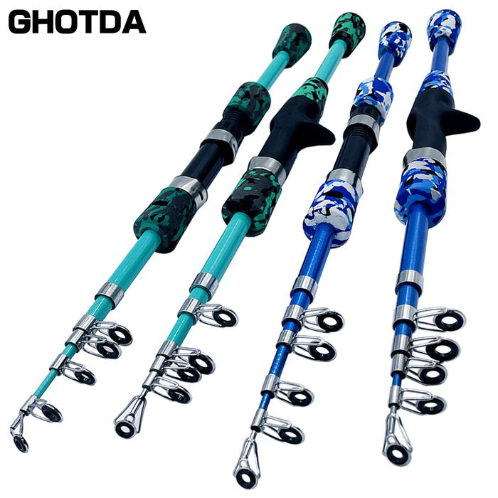 High Quality Carbon Spinning Casting Rod Travel Lure Trout Telescopic