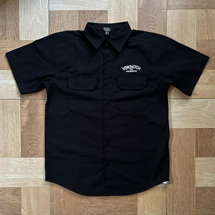 Kemeja Workshirt Von Dutch 1381 Black Size M