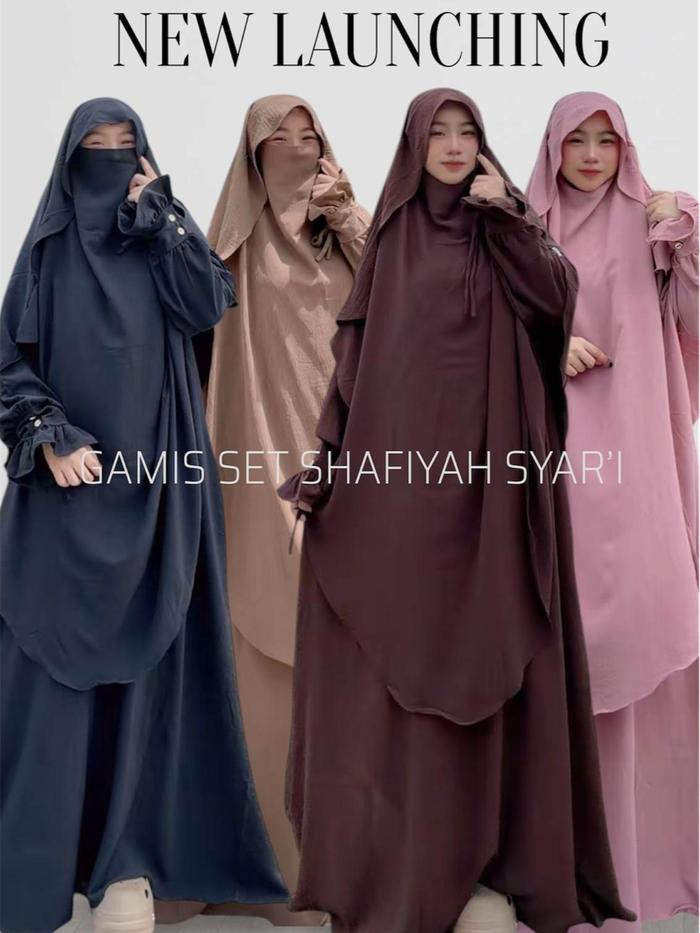 Prmo besar!! New Launching Gamis Set Shafiyah