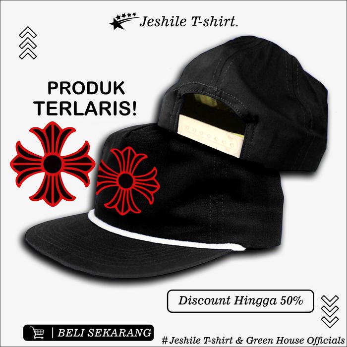 Topi snapback Caps chrome heart simple logo original rempag / topi snapback/Skycoid SPECIAL EDITION