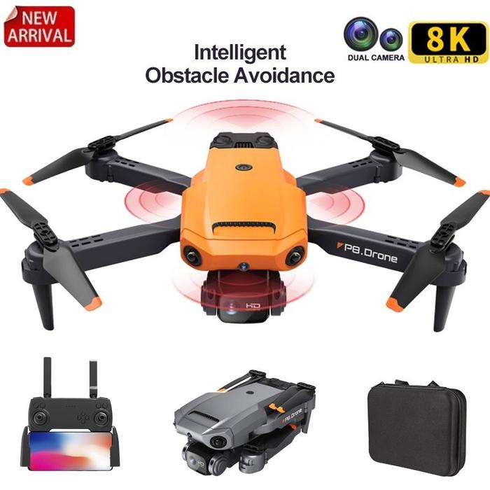 P8 Mini Drone 4K Professional 8K HD Dual ESC Camera Wifi FPV 360°