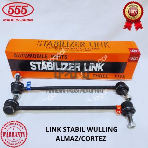 STABILIZER LINK STABIL 1SET/2PCS WULLING ALMAZ/CORTEZ MEREK 555 SANKEI JAPAN ORIGINAL