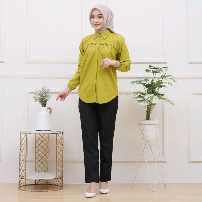 blouse linen aryani Atasan Wanita