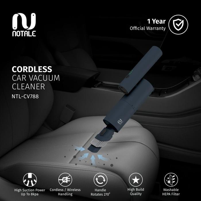 Notale Vacuum Cleaner Portable Car Penyedot Debu Cordless Original Resmi