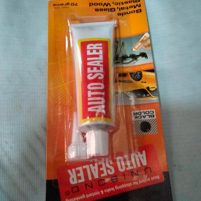 Lem Sealer / Unibond Auto Sealer / Lem Silicone 70 gr Black/Hitam