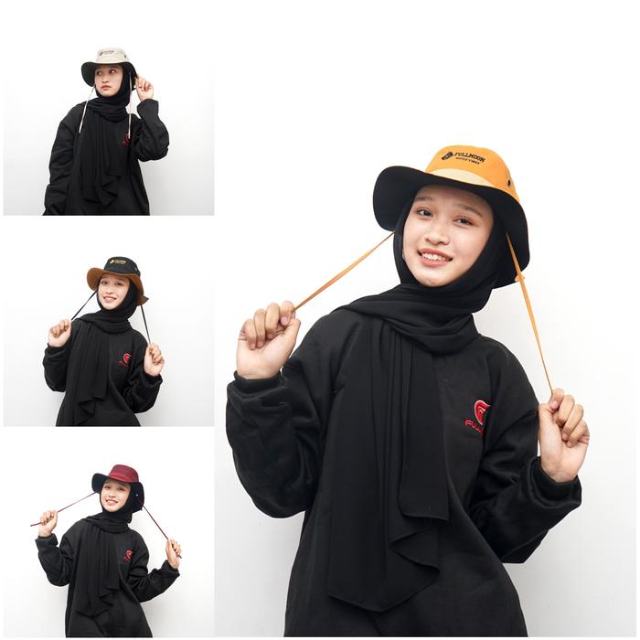 topi rimba fullmoon dewasa pria wanita topi rimba bordir distro topi rimba premium