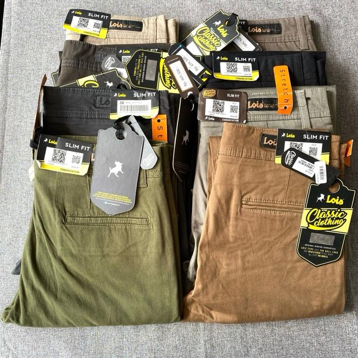 Celana Chinos LOIS Original PROMO ‼Casual chino