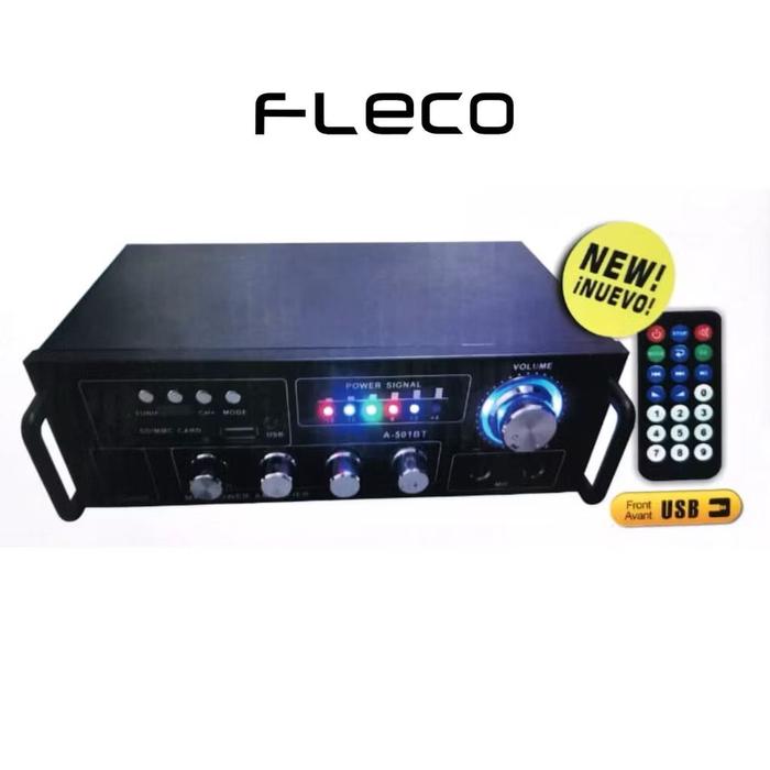 Power Amplifier FLECO A-501BT | Amplifier Bluetooth MINI