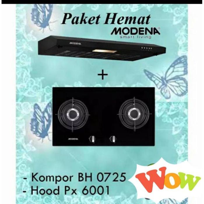 ( Promo Termurah ) Kompor Gas Tanam Modena BH 0725 / Bh 2725 Gabk Safety gas, Ada api lilin dan Cook