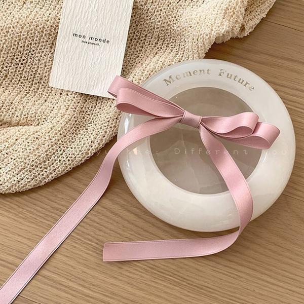 jepit rambut pita simpel bow ribbon hairclip jje096