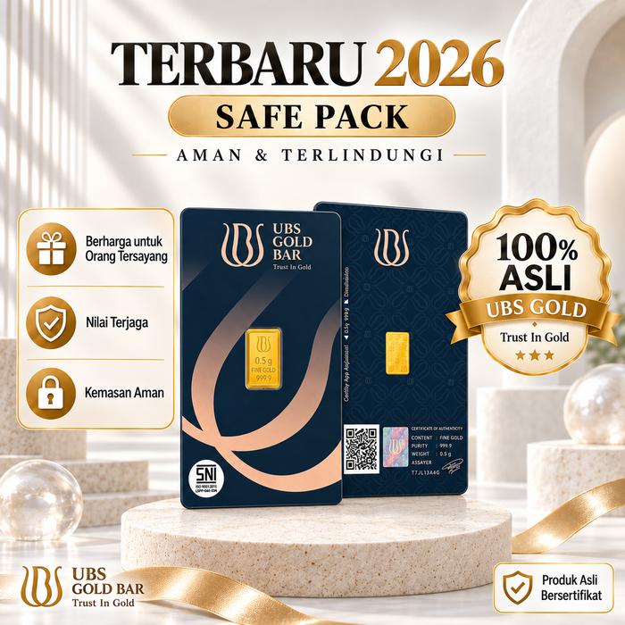 Emas ubs 0.5 gr asli 100% COD