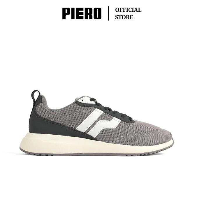PIERO SEPATU SNEAKERS PRIA RUSHER ROVER GREY OFF WHITE GREY PIE1000261