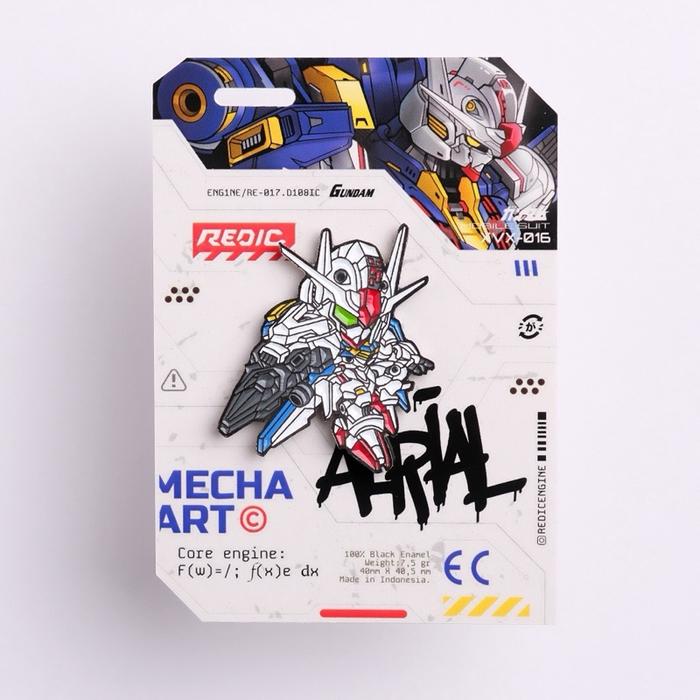 Pin Enamel Gundam SD - AERIAL Full Body Clips