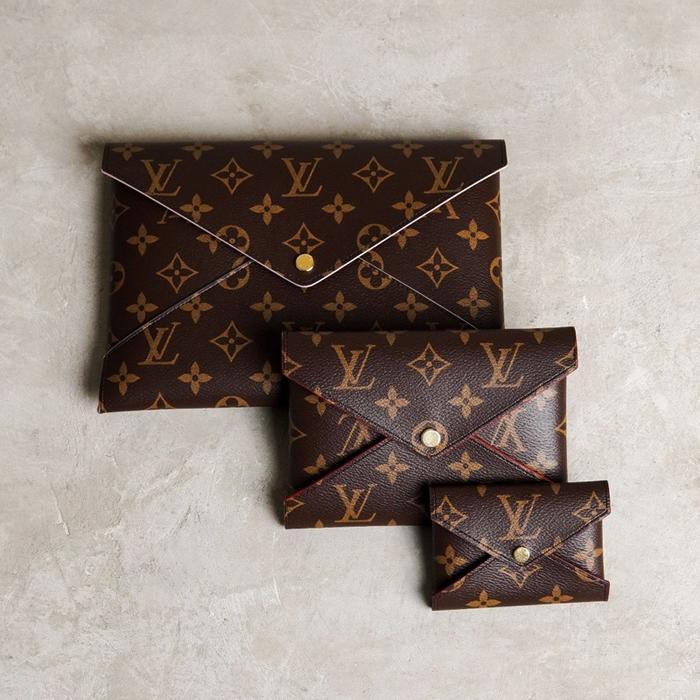 LV  Kirigami 3 in 1 Pochette / Pouch / Clutch Bag in Brown Mon