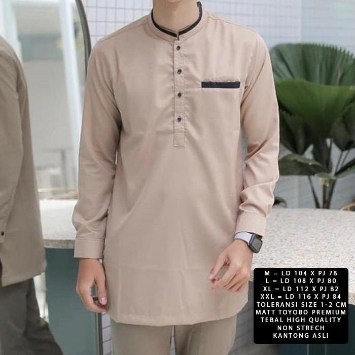 LE520 [Koko Anwa Grey NI]Baju koko pria matt toyobo varian warna FREE ONGKIR