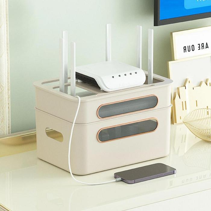 Storage Box Modern Wind Wifi Wireless Router Storage Box Set-top Box