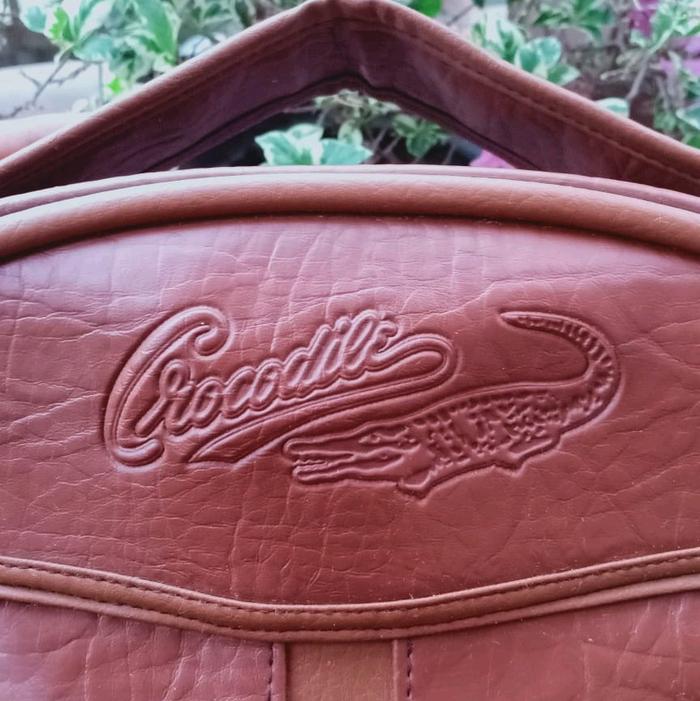 tas original crocodile Kulit Selempang Wanita