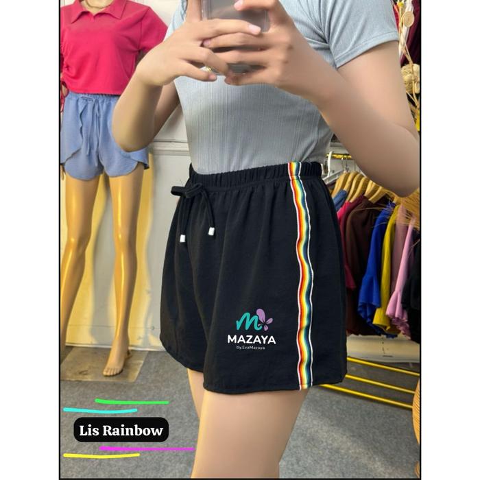 READY Hotpants lisa celana pendek wanita terbaru variasi lis samping