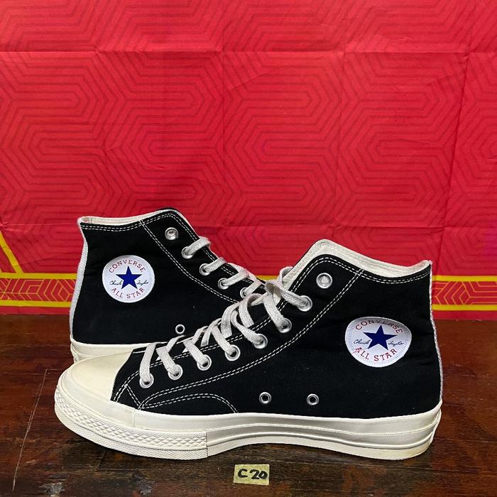 Sepatu second original Converse 70s x cdg size 41,5