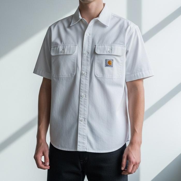 Kemeja Carhatt/Kemeja Workshirt Pria/Kemeja Kerja Pria/Kemeja 2 Poket/Kemeja Branded/Kemeja Distro