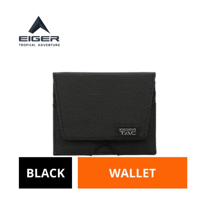[BISA COD] Dompet Kartu Pria Eiger Original Hitam Polyester Tac Grayman Cards Wallet