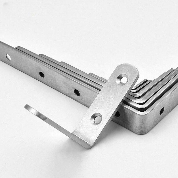 20PCS Siku Penyangga Rak Dinding Besi Siku L Bracket Siku Ambalan Plat Siku Besi L