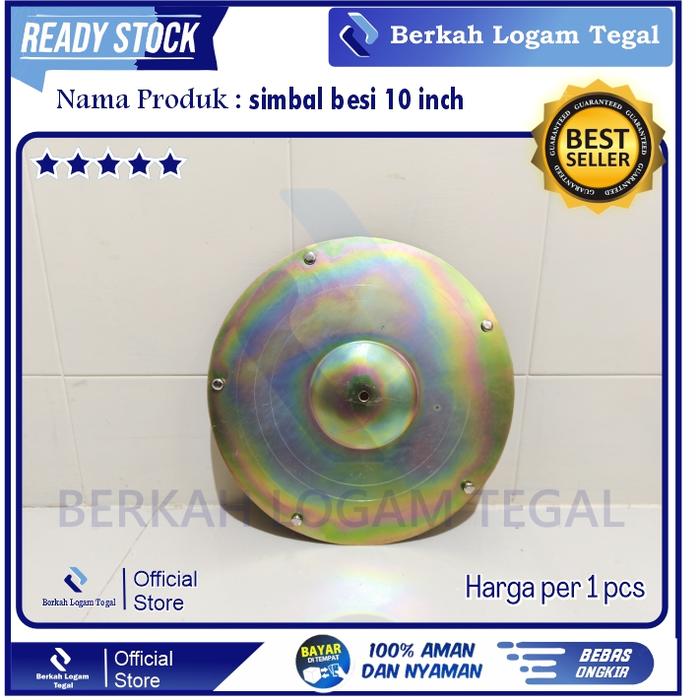 PROMO !! Simbal Crash Drumband Besi 10 inch Grosir
