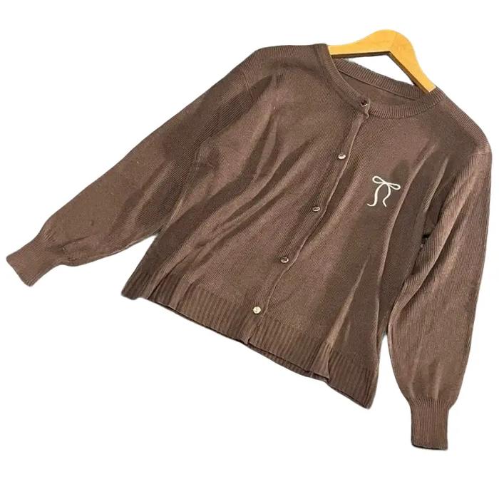 ￼Atasan Wanita Cardigan Rajut Naomi Pita Korean Style Kancing Women Top Outer Viral Knitwear Panjang