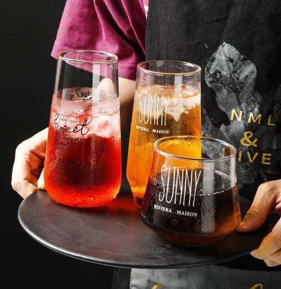 Gelas Cangkir Minuman Kaca Cantik Unik Borosilicate Glass Berkualitas