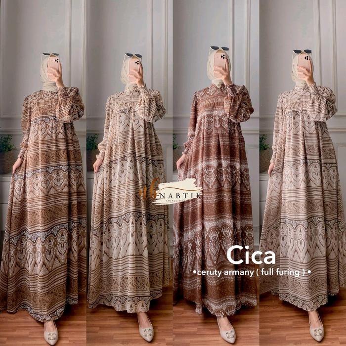 NABTIK-Gamis Muslimah Cica Original By Nabtik