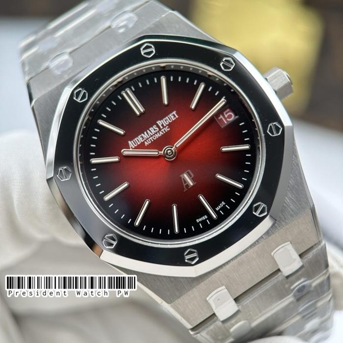ZFAudemars Piguet Royal Oak 16202 Extra-thin Jumbo Smoked Burgundy Dial 39mm Top Tier 5 Fullset