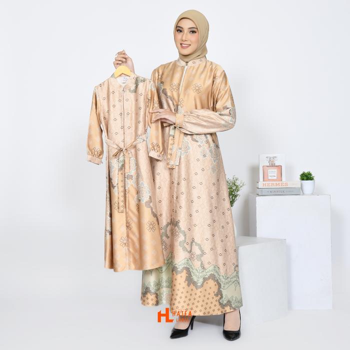 Haifa Label - Gamis Couple Ibu dan Anak Bahan Silk Premium