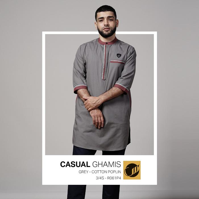SAMASE GHAMIS CASUAL R061P LENGAN 3/4 COTTON POPLINE