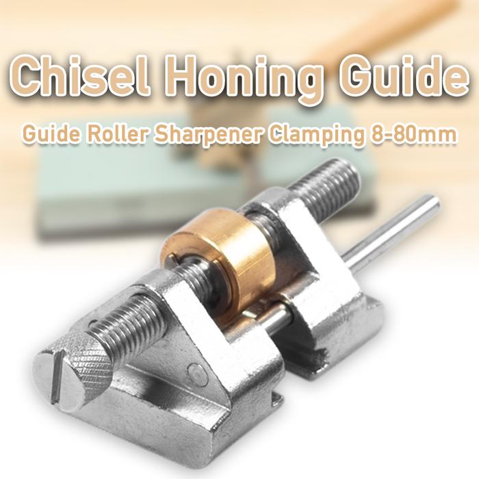 Fixed Angle Sharpener Brass Roller Carpenter Chisel Plane Blade Iron Edge Sharpening Wood Work Bevel