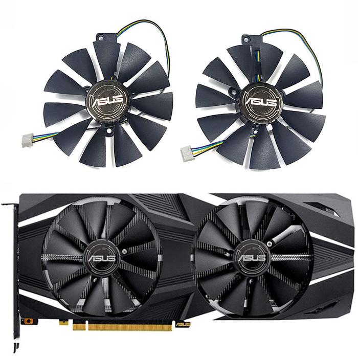 NEW 87MM 4IN FDC10U12S9-C DUAL-RTX 2060 2070 GPU Fan,For ASUS DUAL-RTX 2060 2070 2080 2080TI Graphic