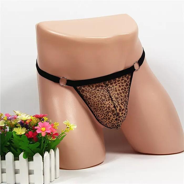 Celana Dalam Pria Halus Lembut G String Sexy Transparent thong cowok y062