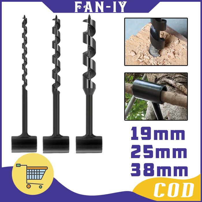 Bor Manual Tangan Tukang Kayu / Benz Werkz / Mata Bor 19MM 25MM 38MM / Punch Tool Baja Karbon / Auge