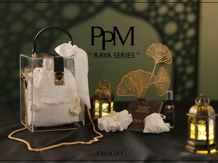 MUKENA RAYA SERIES WITH ACRILYC HAMPER BAG - PPM - Mukena Atas Bawah - Mukena Raya - Mukena Armani S