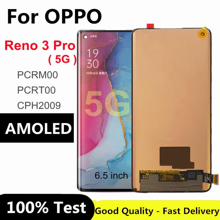 6.5" AMOLED For Oppo Reno3 Pro 5G LCD Display Touch Screen Digitizer