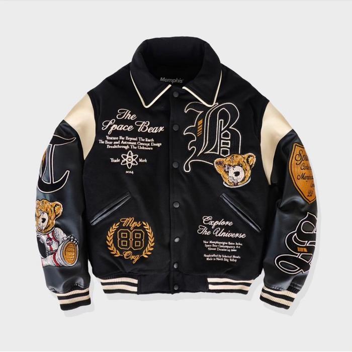 VARSITY JACKET MEMPHIS - SPACEBEAR I MAISON DE MEMPHIS I BEAR I ROCHESTER [limited edition]