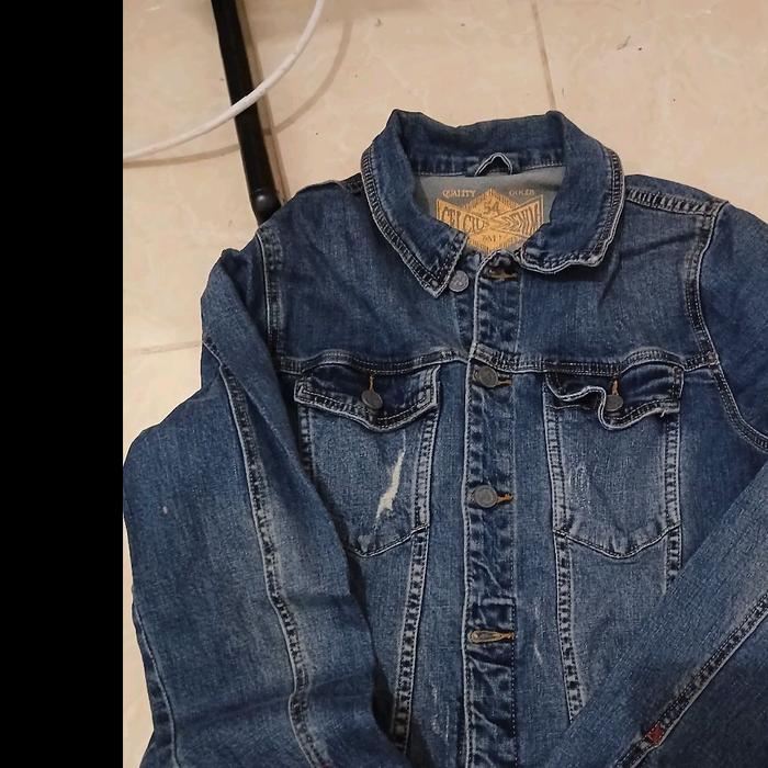 celcius denim,jaket ukuran M